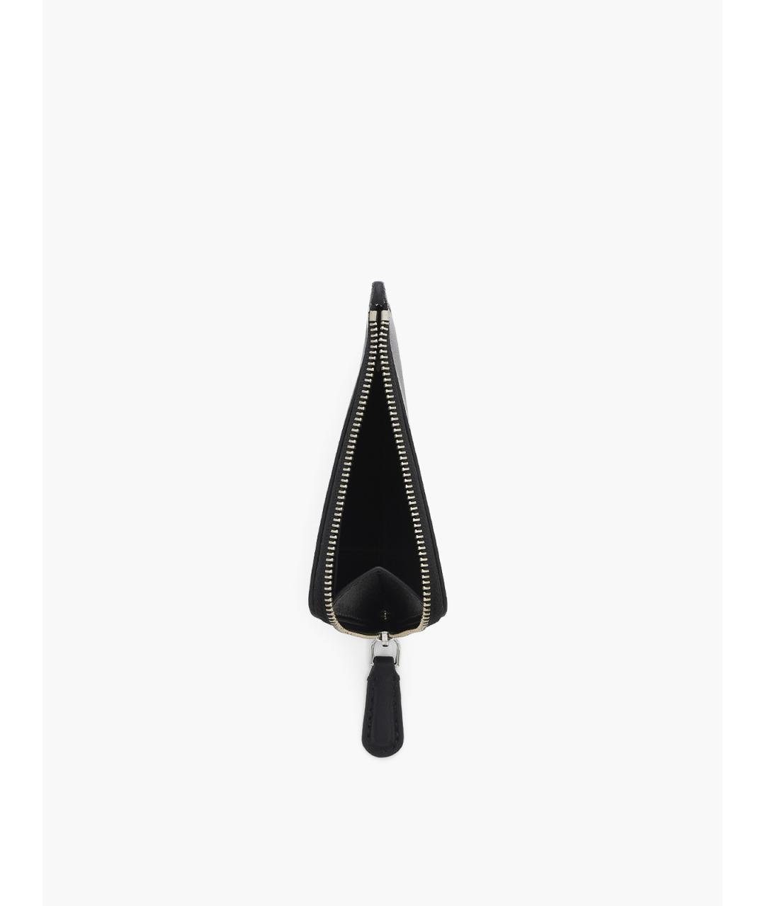 MARC JACOBS Черный кожаный кошелек, фото 3