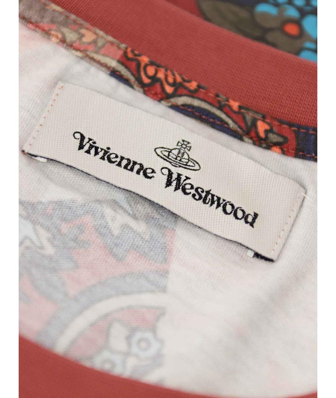VIVIENNE WESTWOOD Мульти хлопковая футболка, фото 4