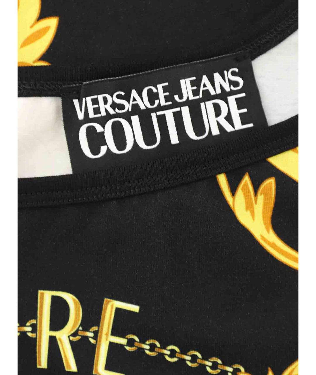VERSACE JEANS COUTURE Мульти хлопковая майка, фото 4