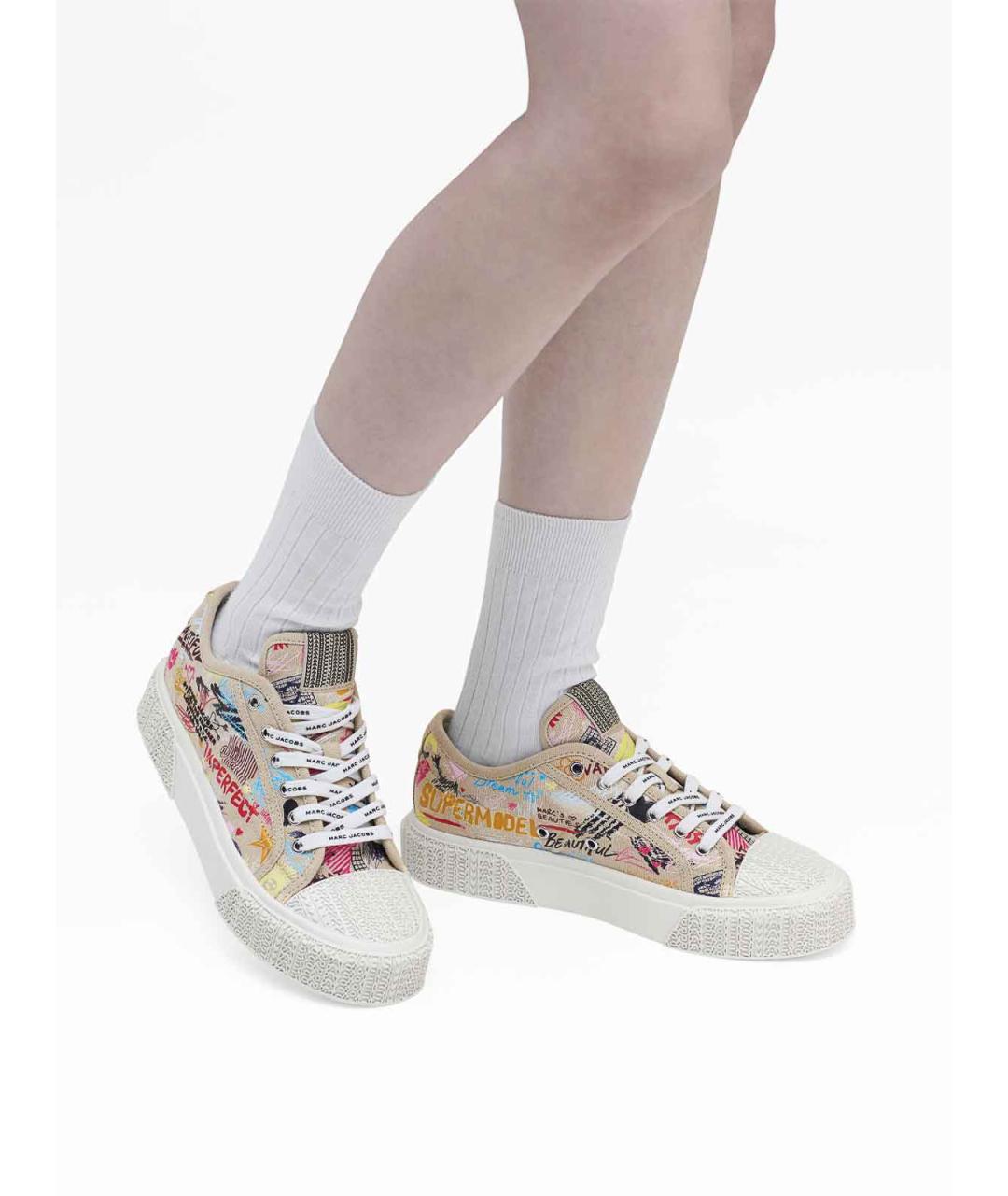MARC JACOBS Мульти текстильные кеды, фото 6