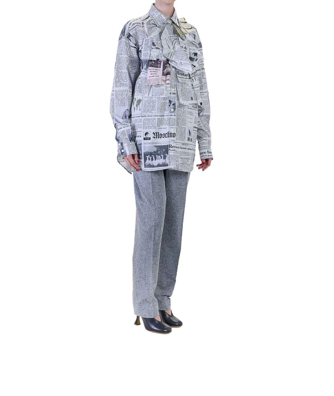 MOSCHINO Мульти хлопковая рубашка, фото 3