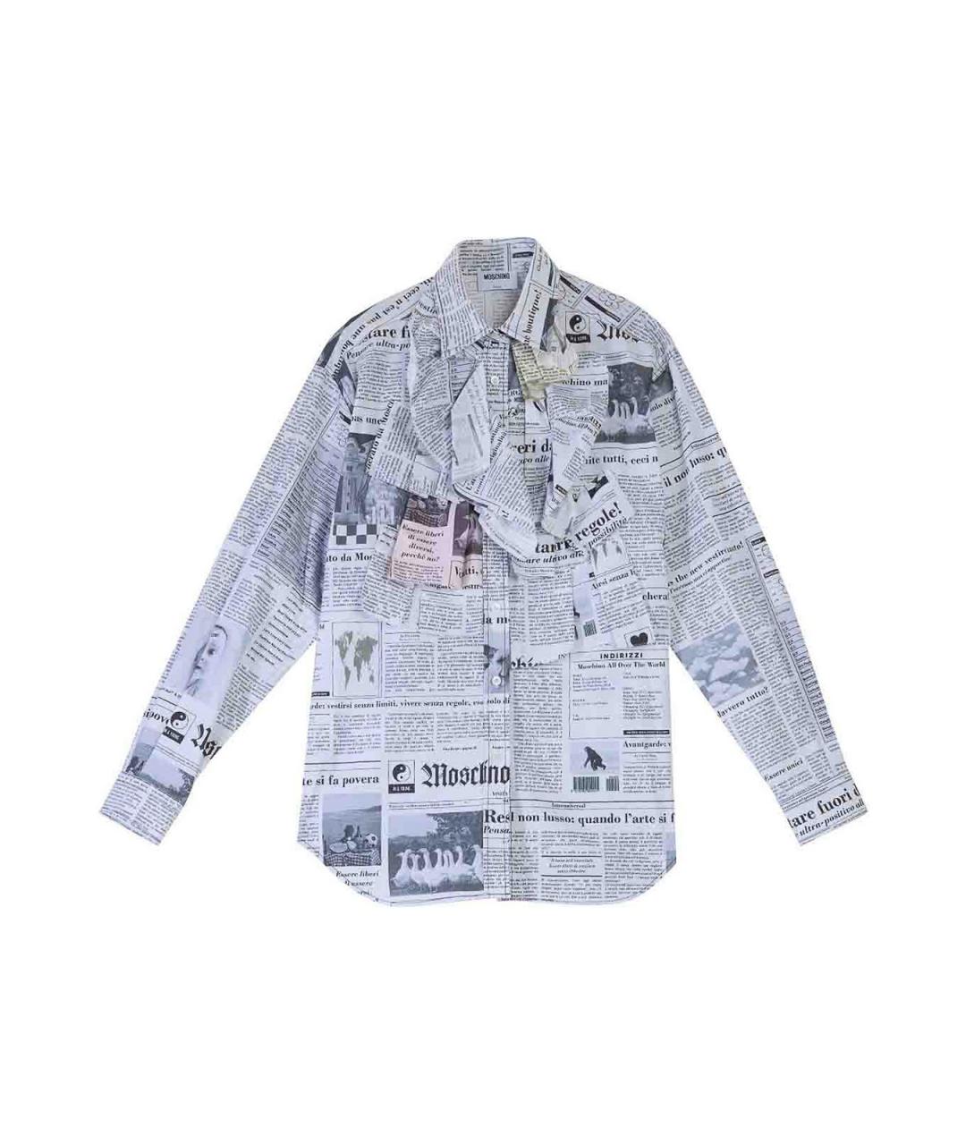 MOSCHINO Мульти хлопковая рубашка, фото 1