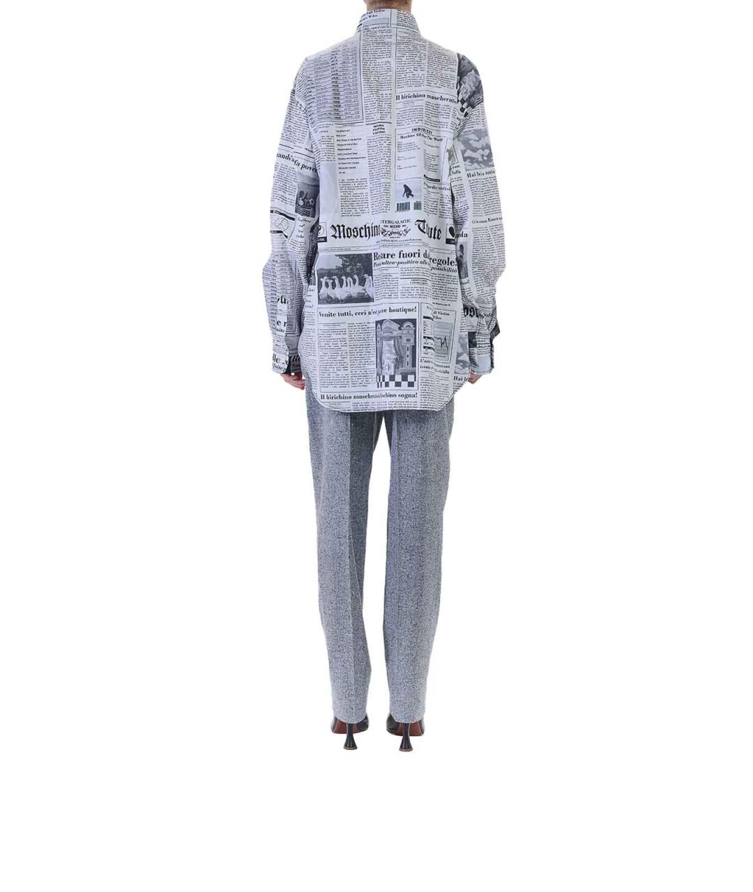 MOSCHINO Мульти хлопковая рубашка, фото 4