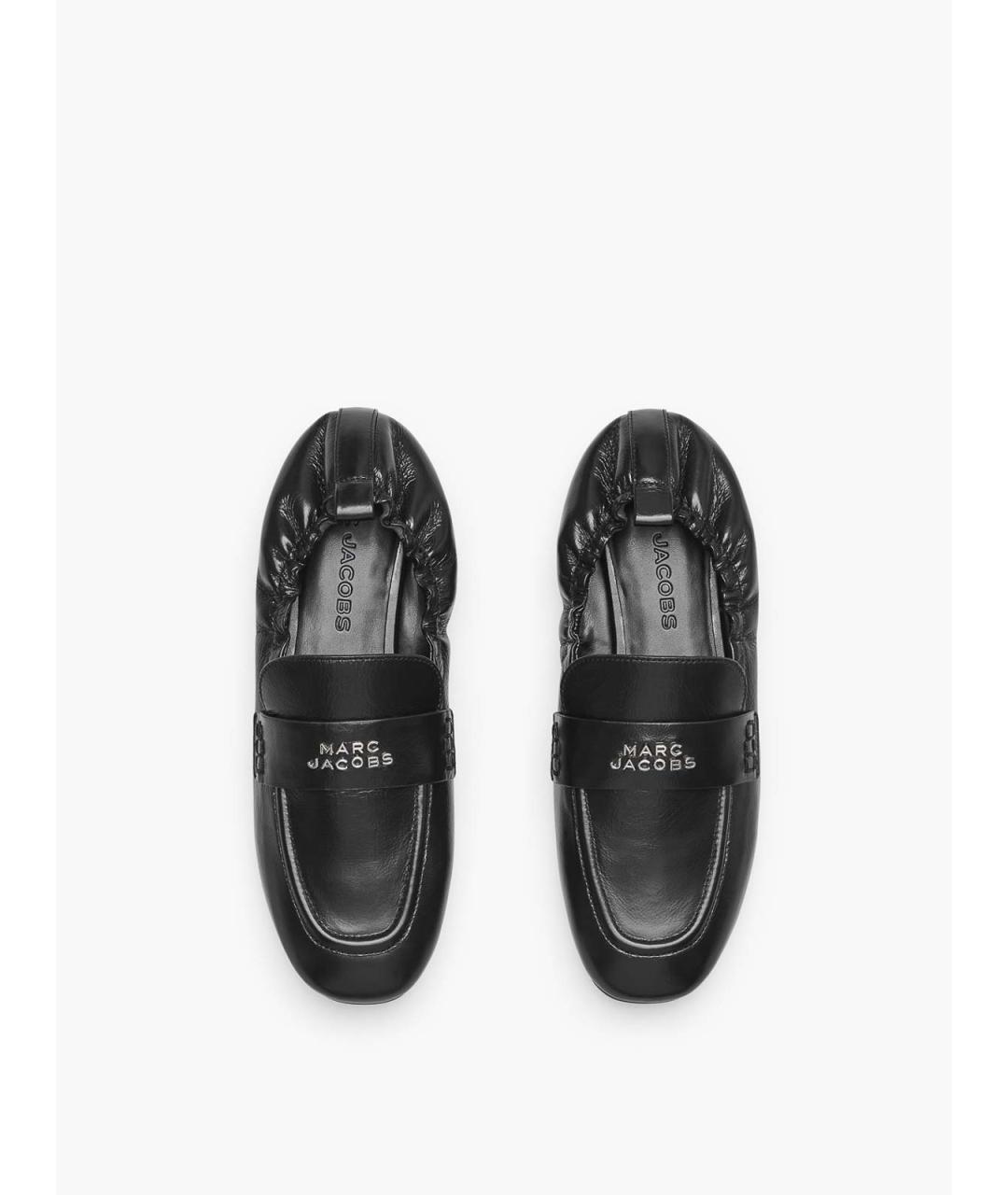 MARC JACOBS Черные кожаные лоферы, фото 4