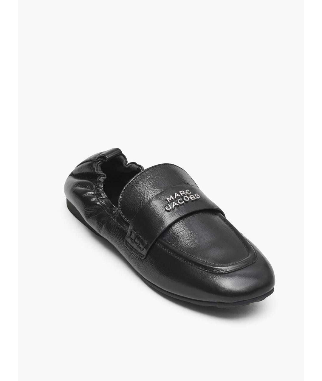 MARC JACOBS Черные кожаные лоферы, фото 3