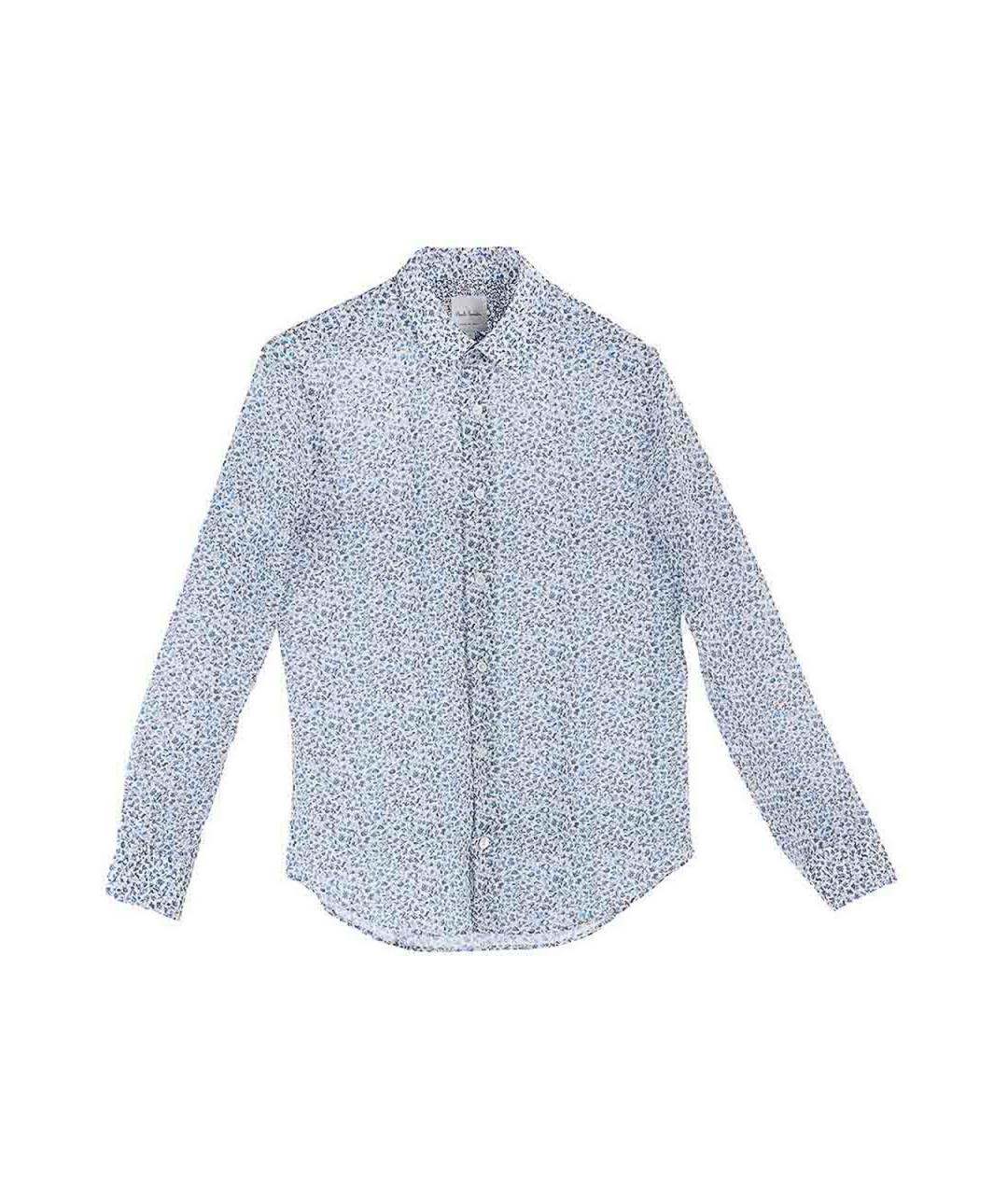 PAUL SMITH Голубая хлопковая кэжуал рубашка, фото 1