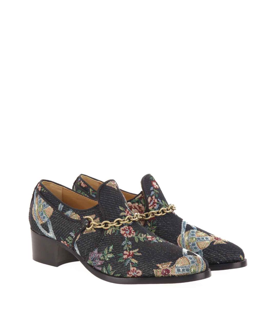 VIVIENNE WESTWOOD Мульти текстильные лоферы, фото 3