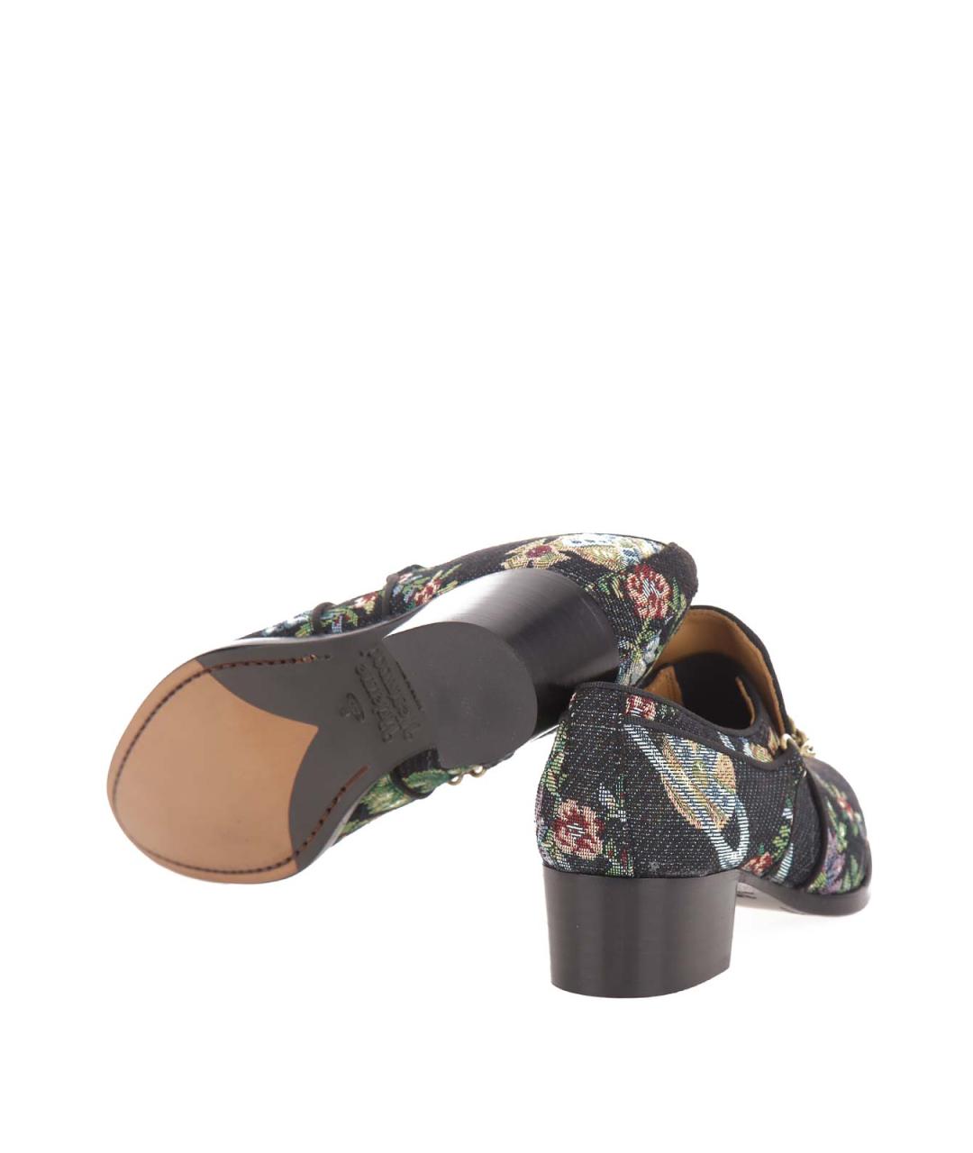 VIVIENNE WESTWOOD Мульти текстильные лоферы, фото 5