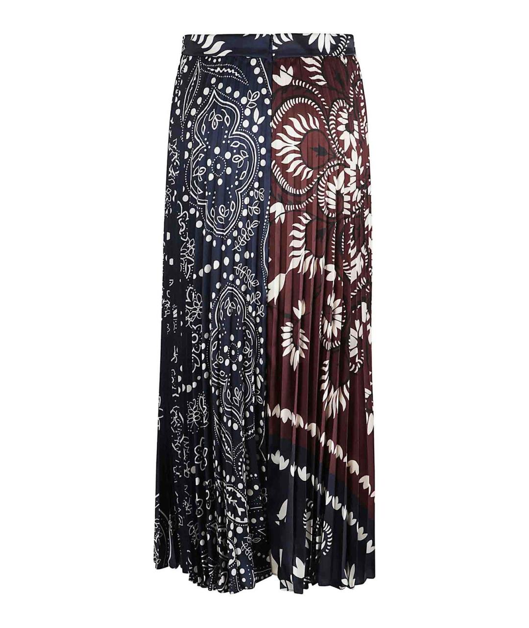 WEEKEND MAX MARA Мульти полиэстеровая юбка макси, фото 2