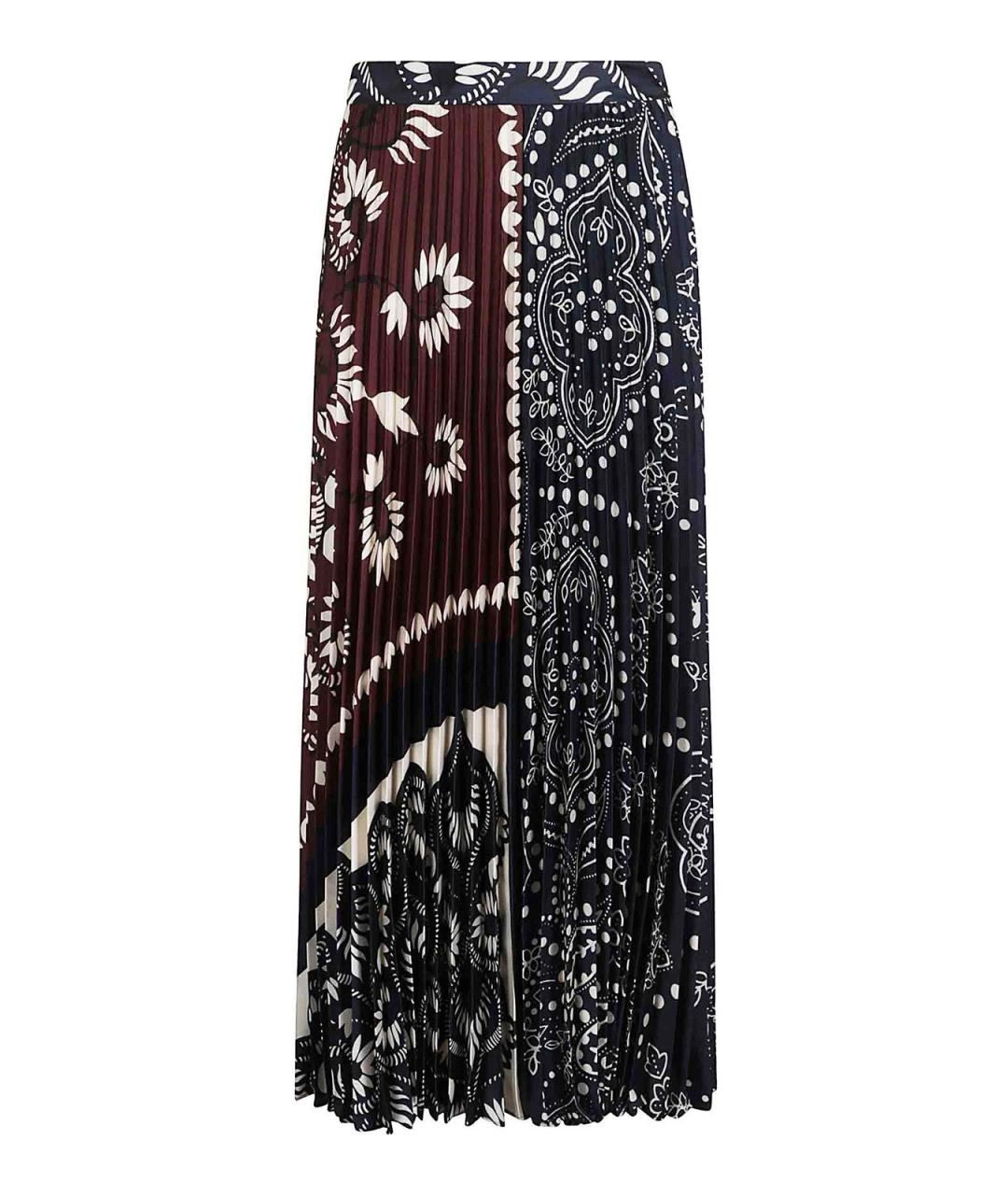 WEEKEND MAX MARA Мульти полиэстеровая юбка макси, фото 1