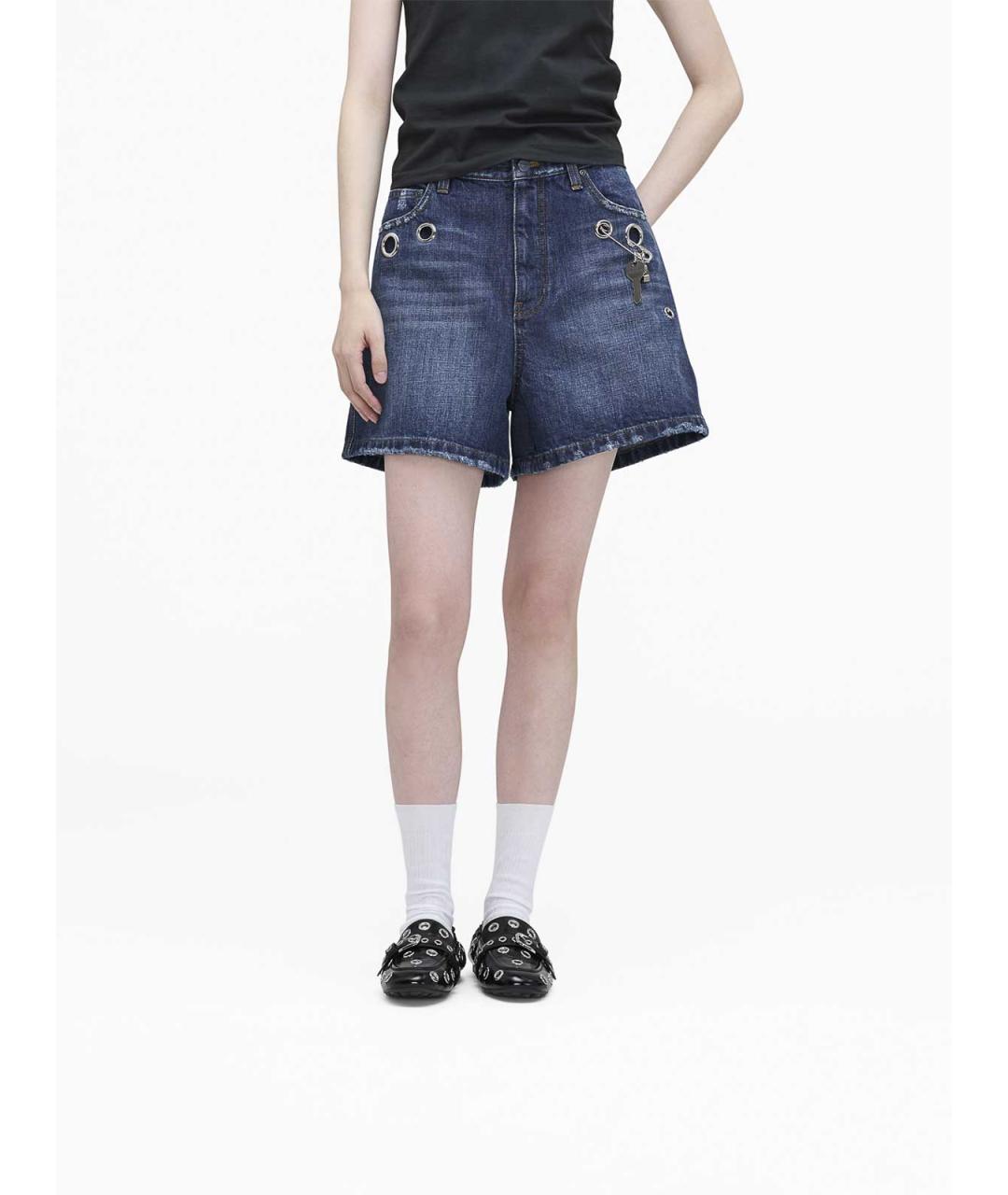 MARC JACOBS Синие хлопковые шорты, фото 5