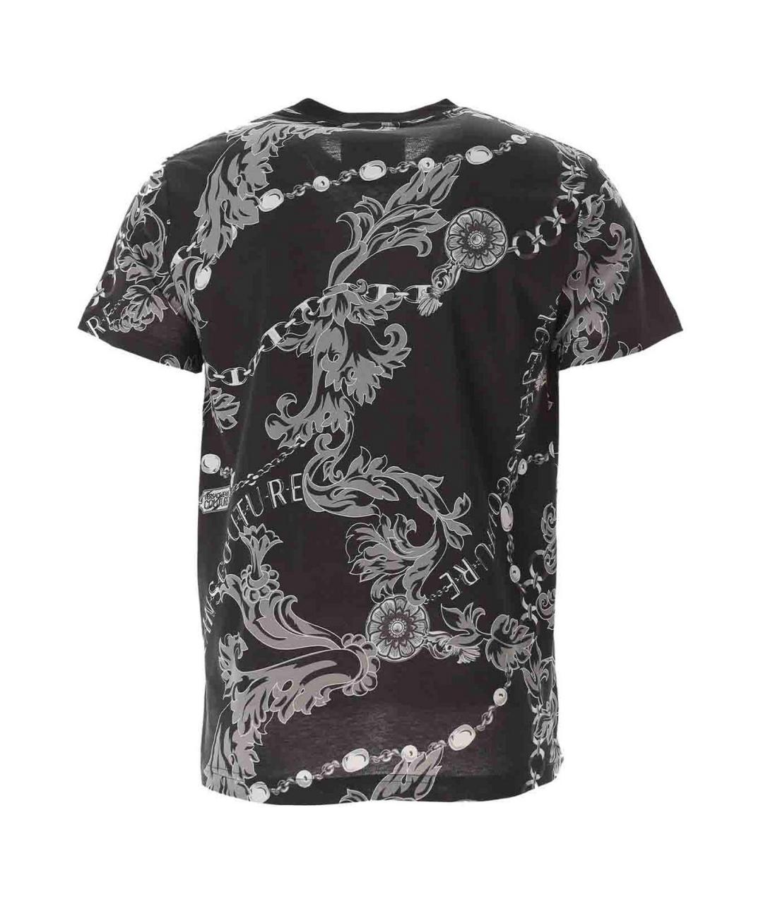 VERSACE JEANS COUTURE Мульти хлопковая футболка, фото 2