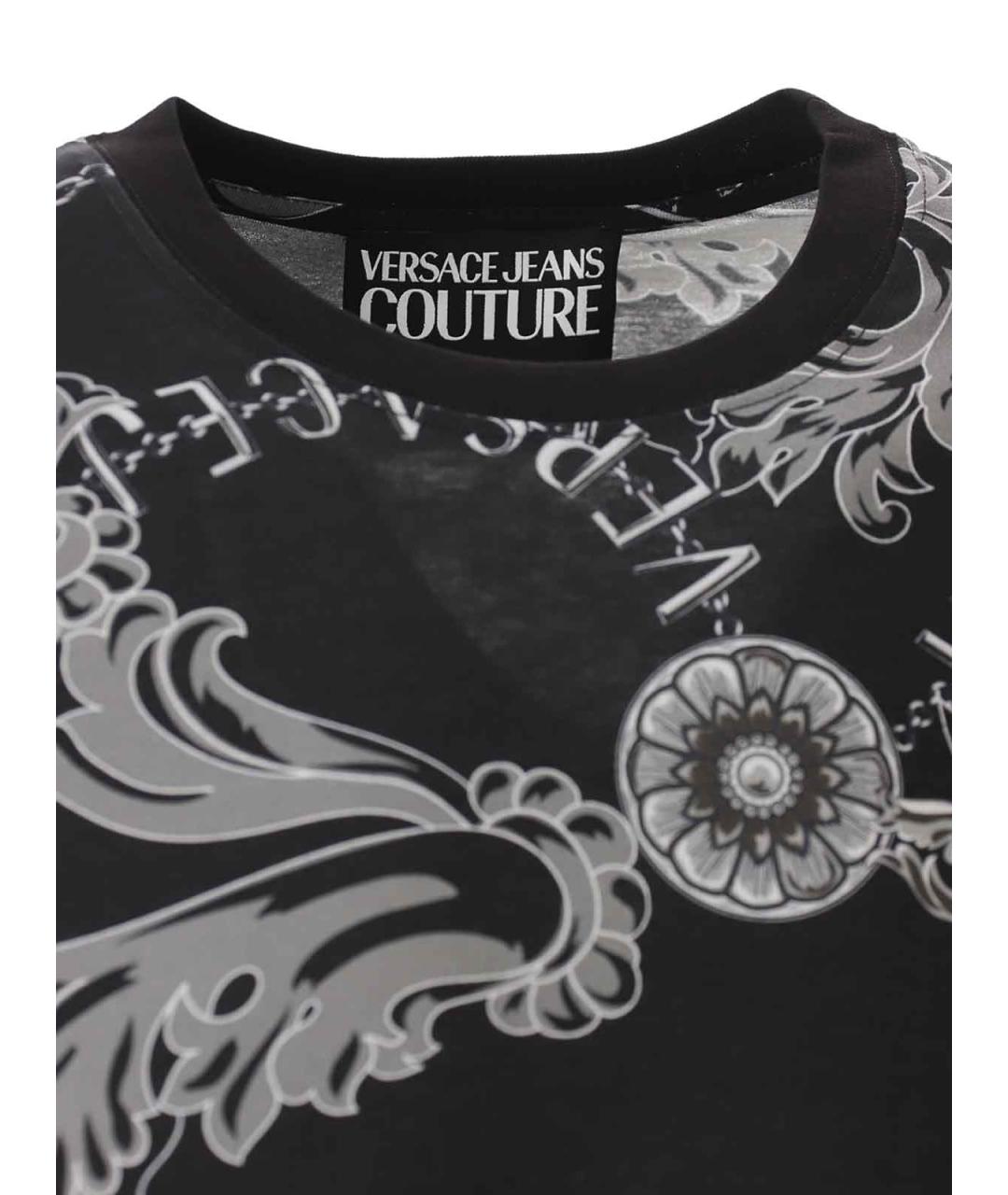 VERSACE JEANS COUTURE Мульти хлопковая футболка, фото 5