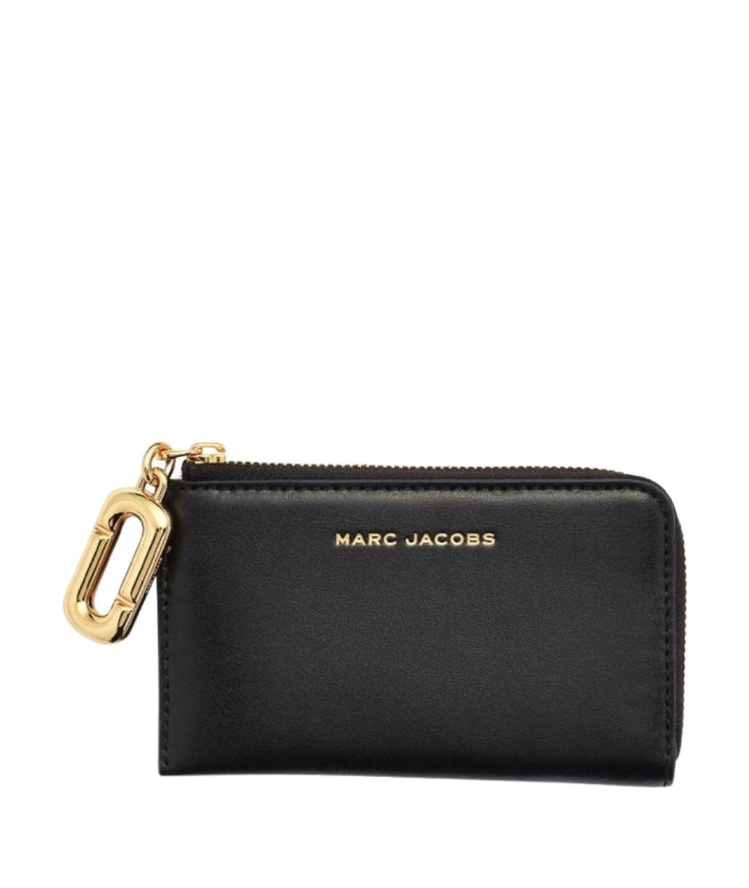 MARC JACOBS Черный кожаный кошелек, фото 1