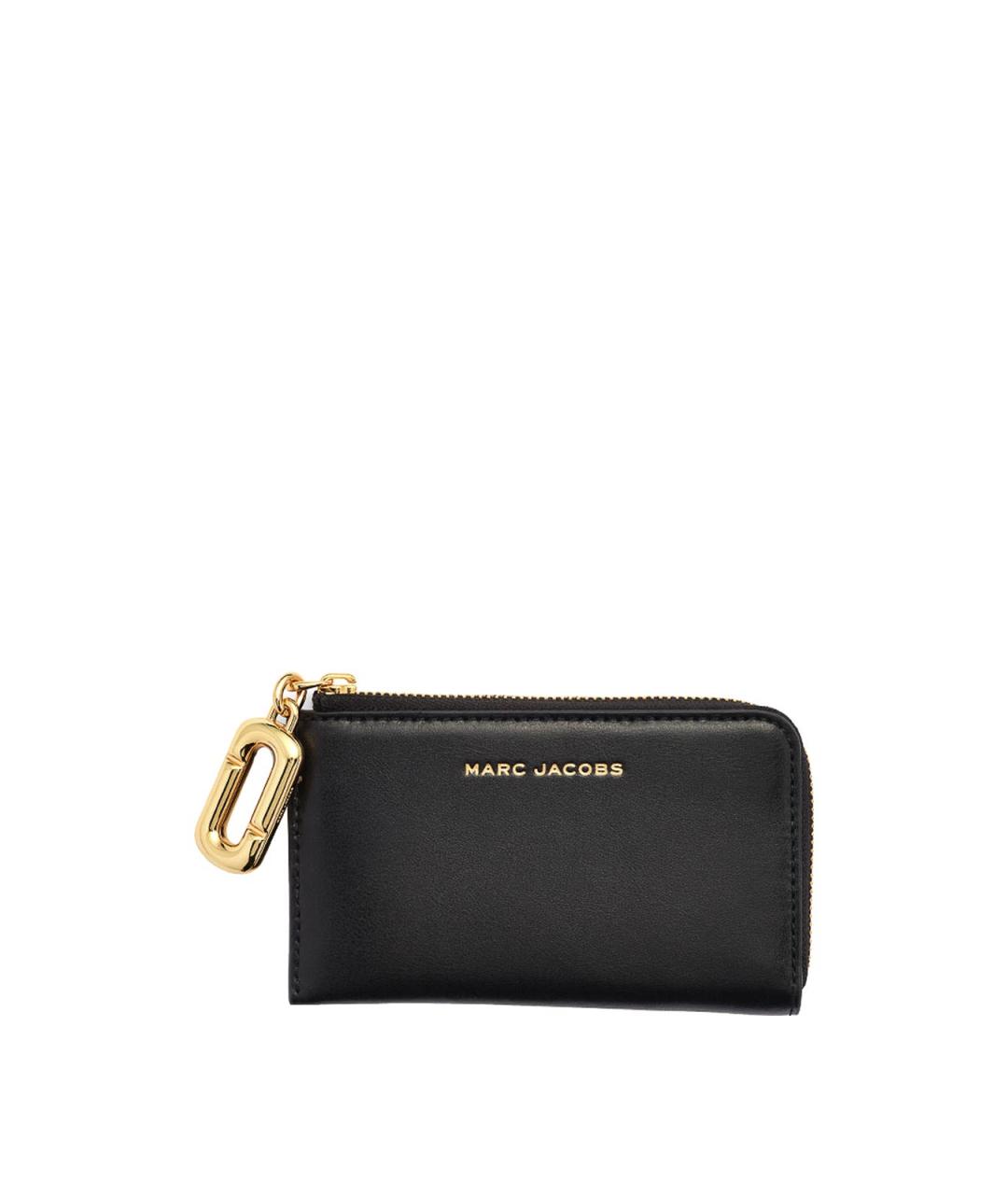 MARC JACOBS Черный кожаный кошелек, фото 4