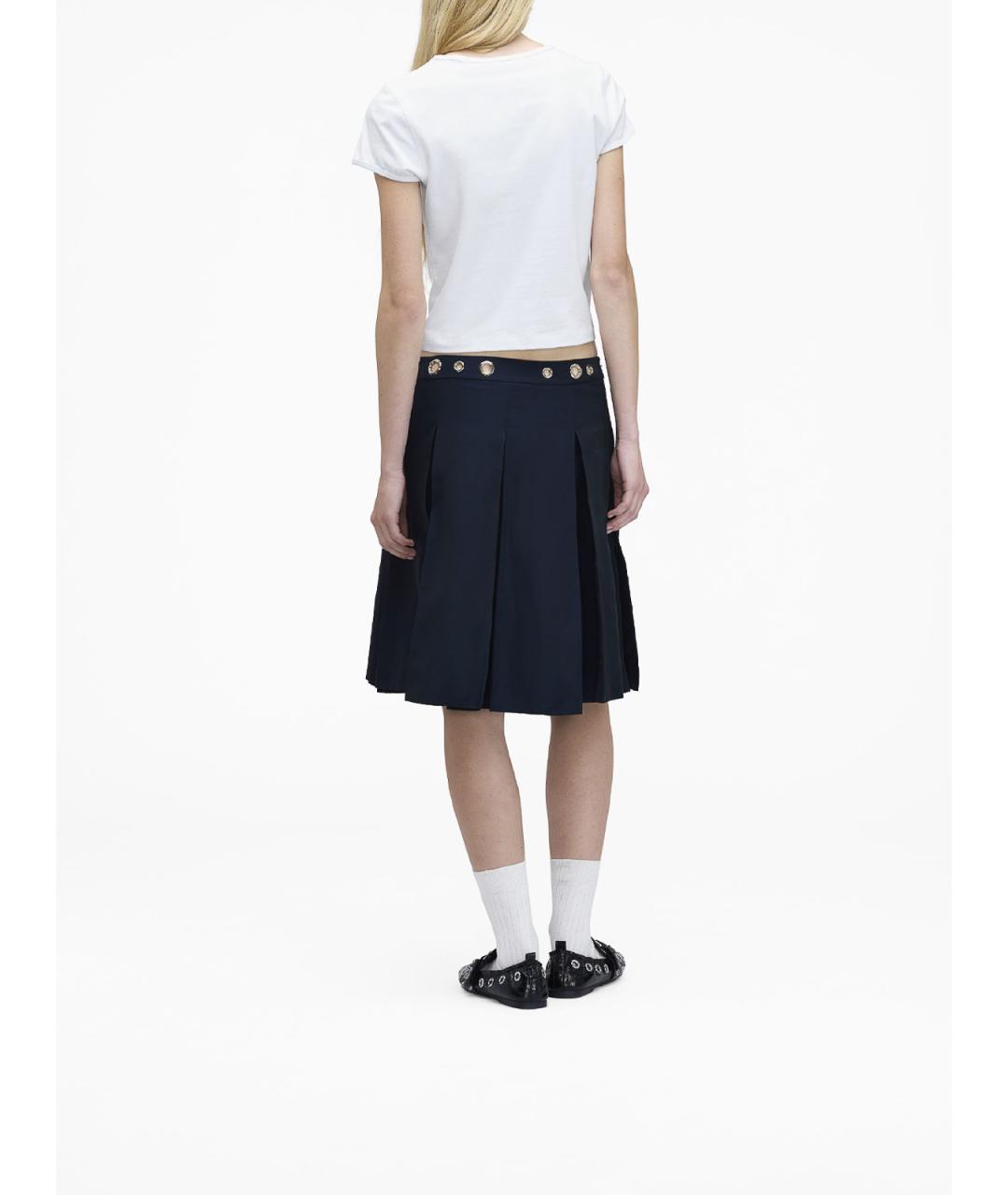 MARC JACOBS Синяя полиэстеровая юбка мини, фото 5