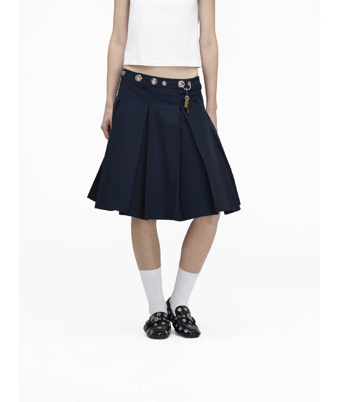 MARC JACOBS Синяя полиэстеровая юбка мини, фото 4