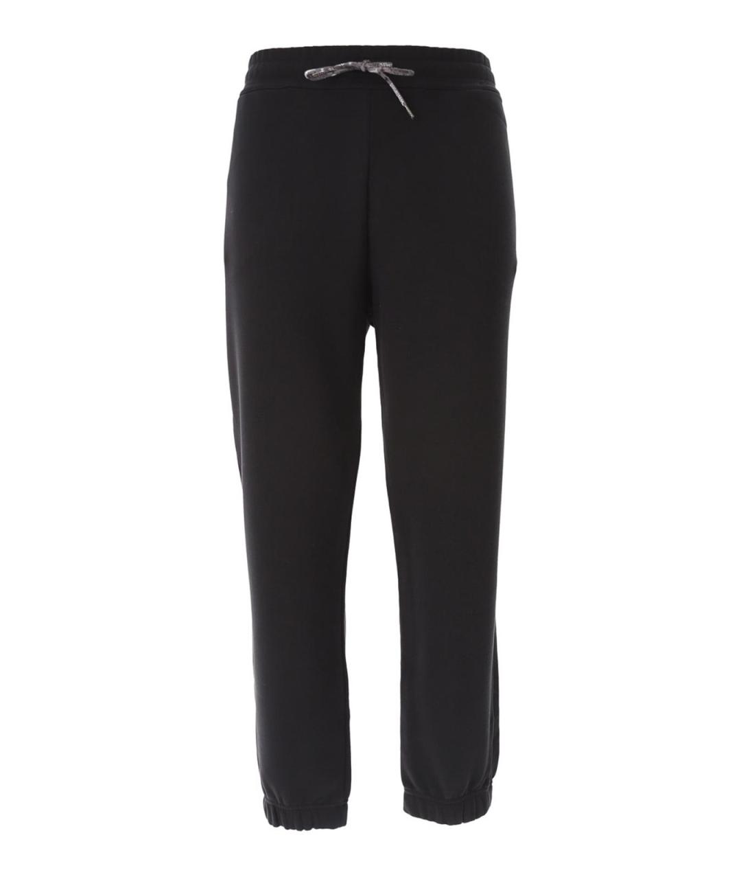 VIVIENNE WESTWOOD Черные хлопковые повседневные брюки, фото 1