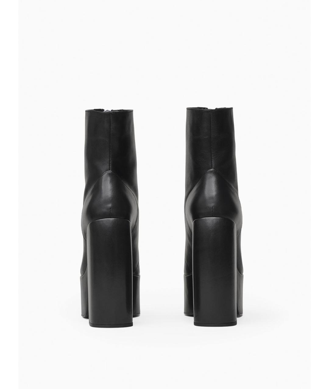 MARC JACOBS Черные кожаные ботильоны, фото 4