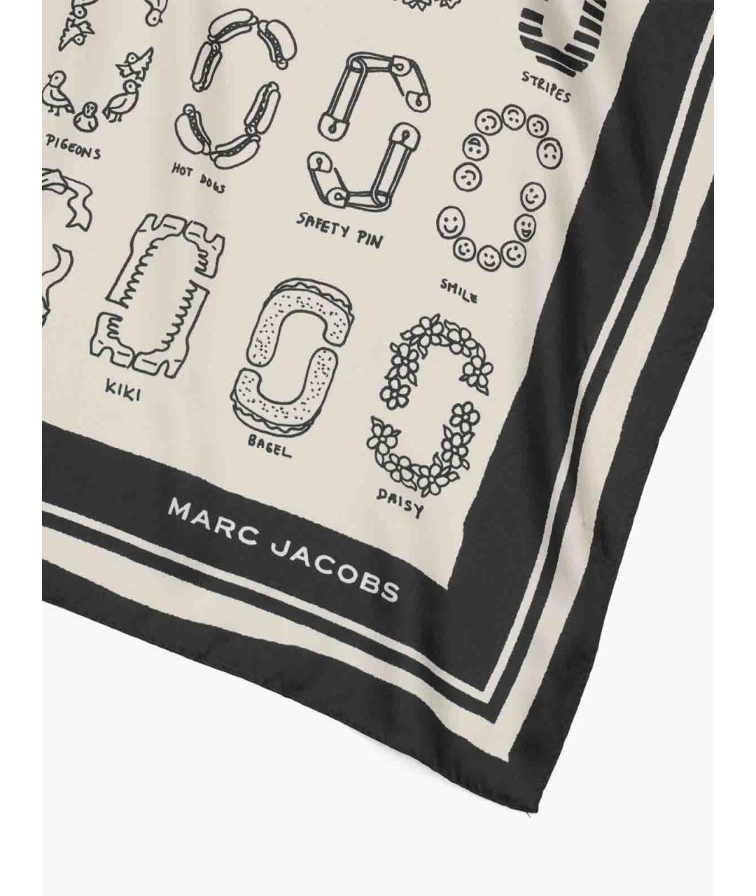 MARC JACOBS Мульти шелковый шарф, фото 3
