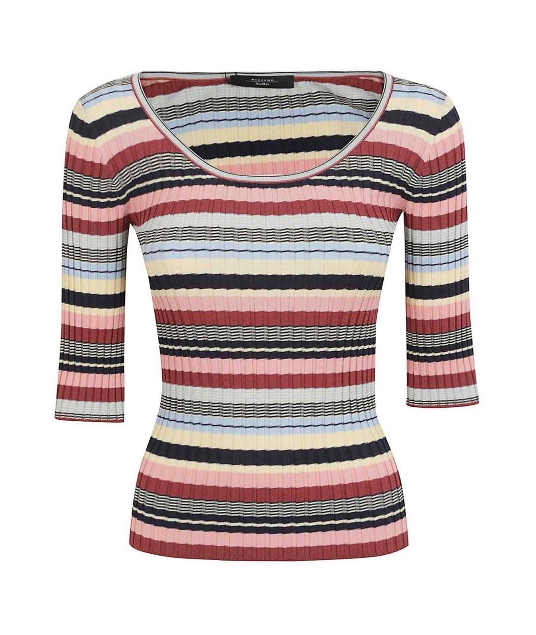 WEEKEND MAX MARA Мульти полиамидовый джемпер / свитер, фото 1