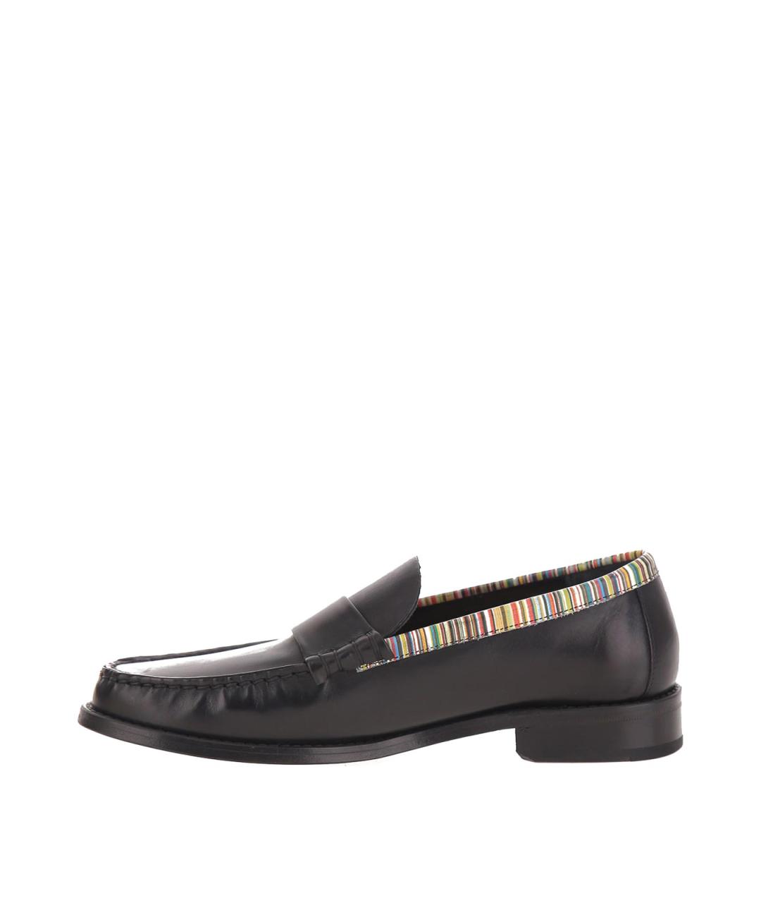 PAUL SMITH Черные кожаные лоферы, фото 2