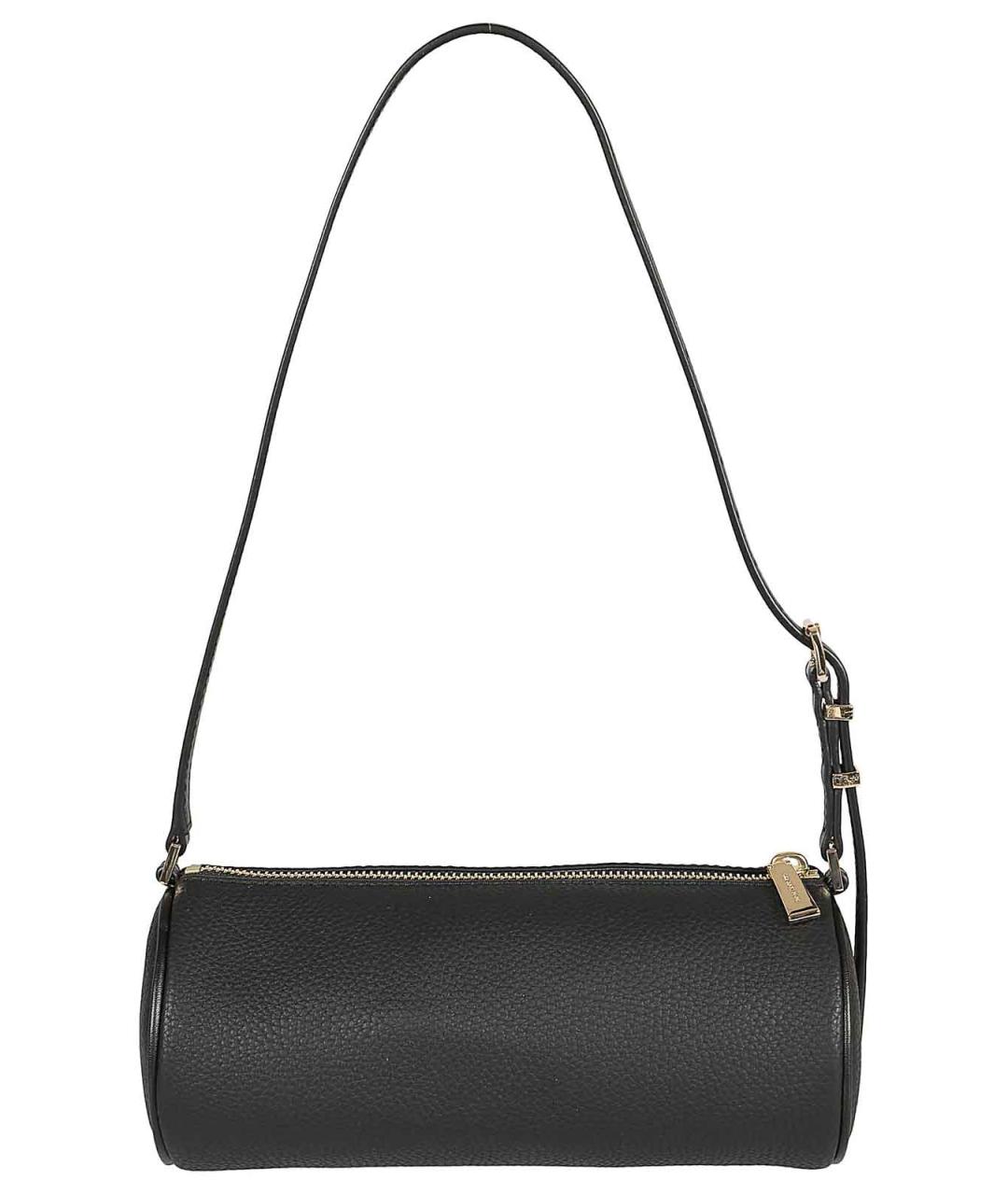 MICHAEL KORS Черная кожаная сумка через плечо, фото 3