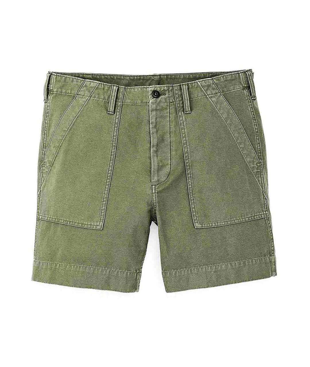 FILSON Зеленые хлопковые шорты, фото 1