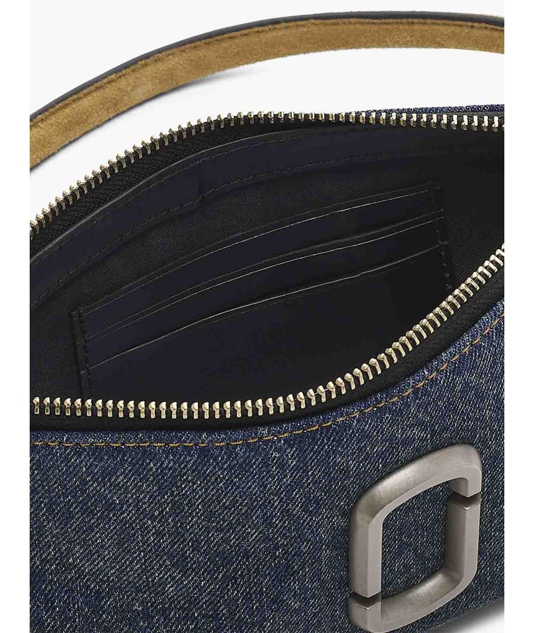 MARC JACOBS Синяя хлопковая сумка через плечо, фото 4