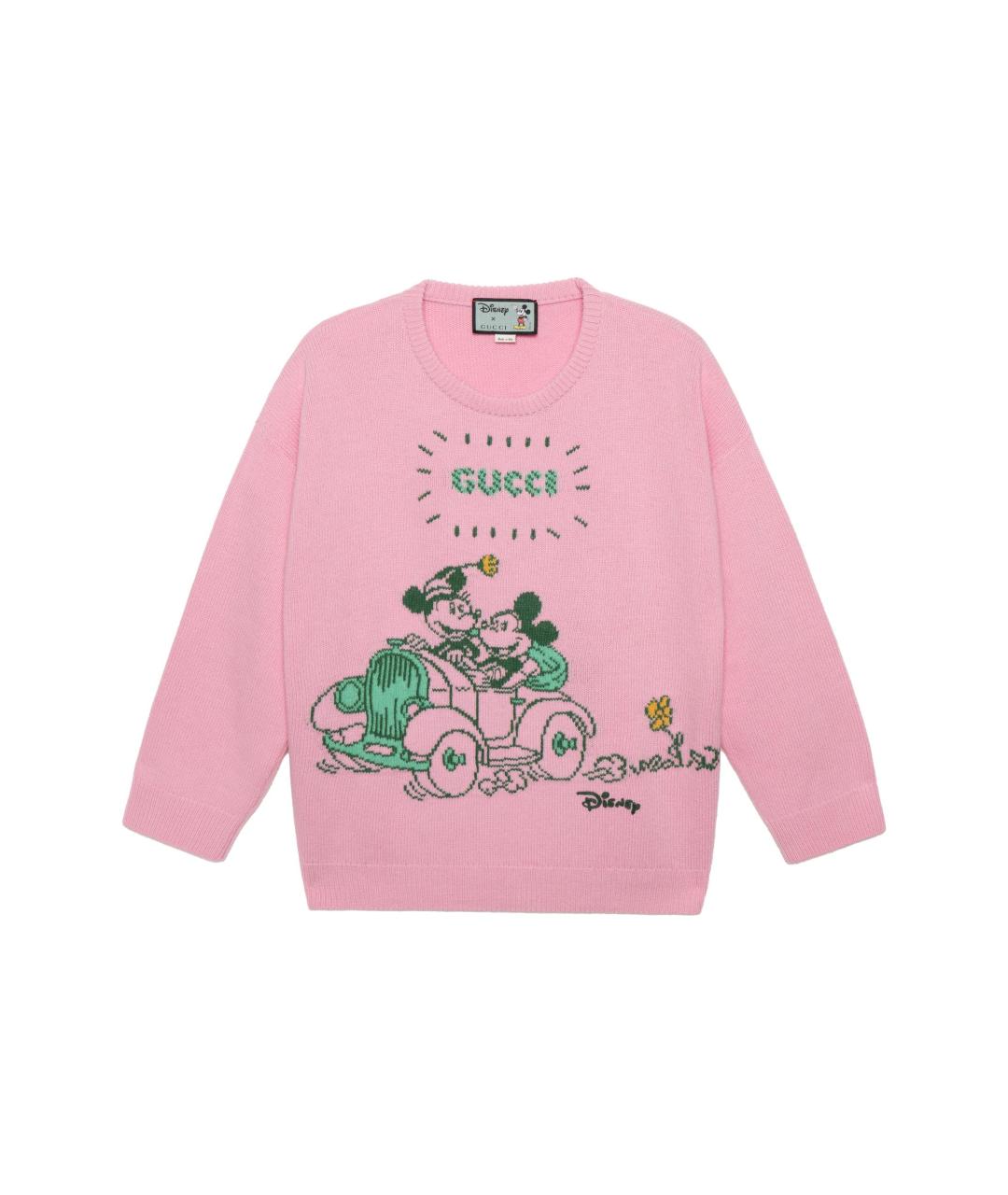 GUCCI Розовый джемпер / свитер, фото 1