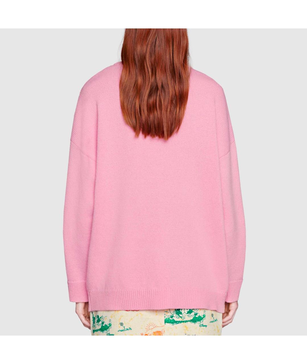 GUCCI Розовый джемпер / свитер, фото 4
