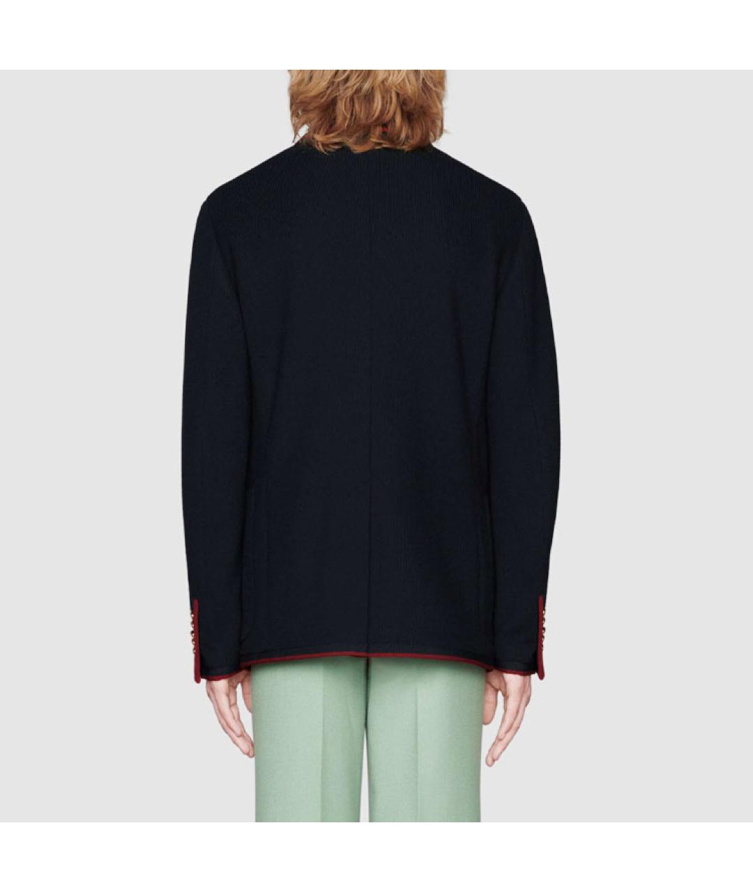 GUCCI Темно-синий пиджак, фото 5