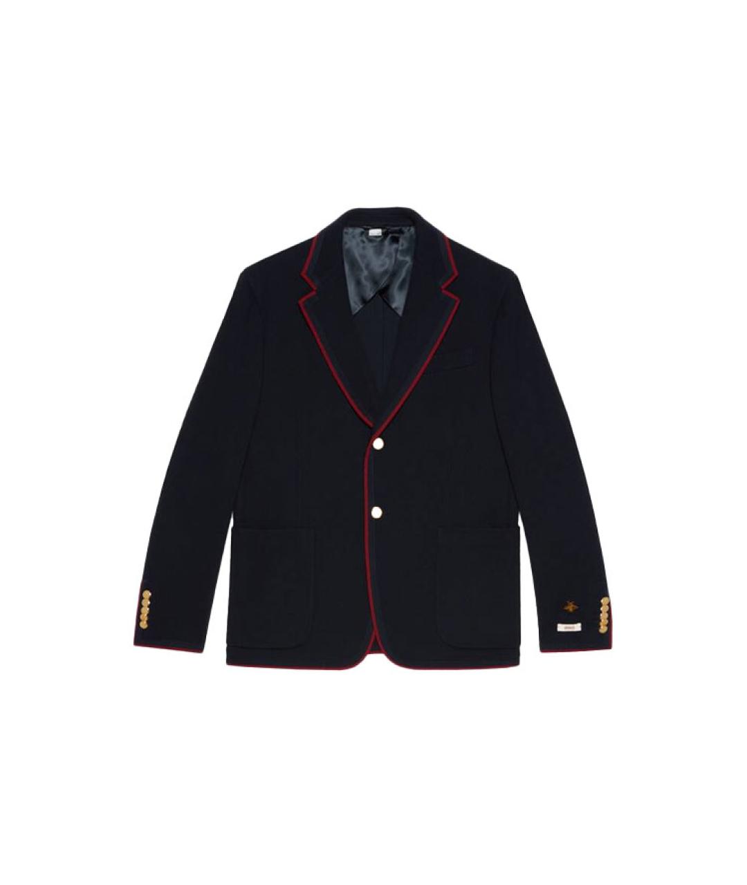 GUCCI Темно-синий пиджак, фото 1