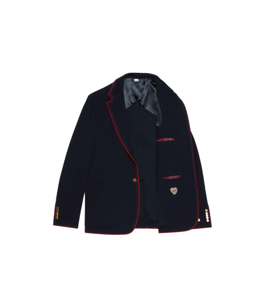 GUCCI Темно-синий пиджак, фото 3