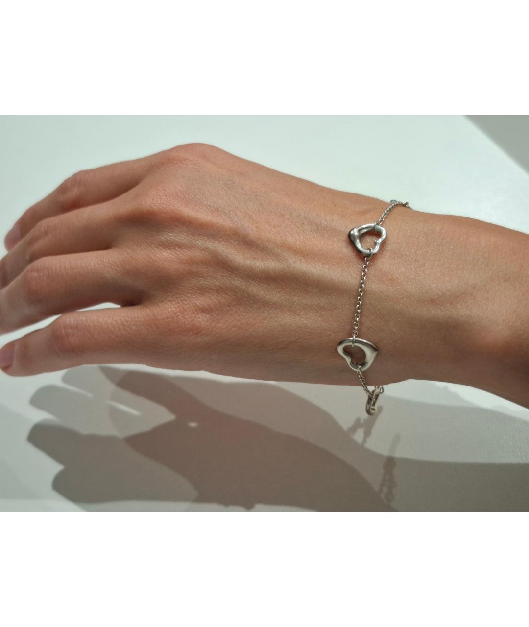 TIFFANY&CO Белый серебряный браслет, фото 3