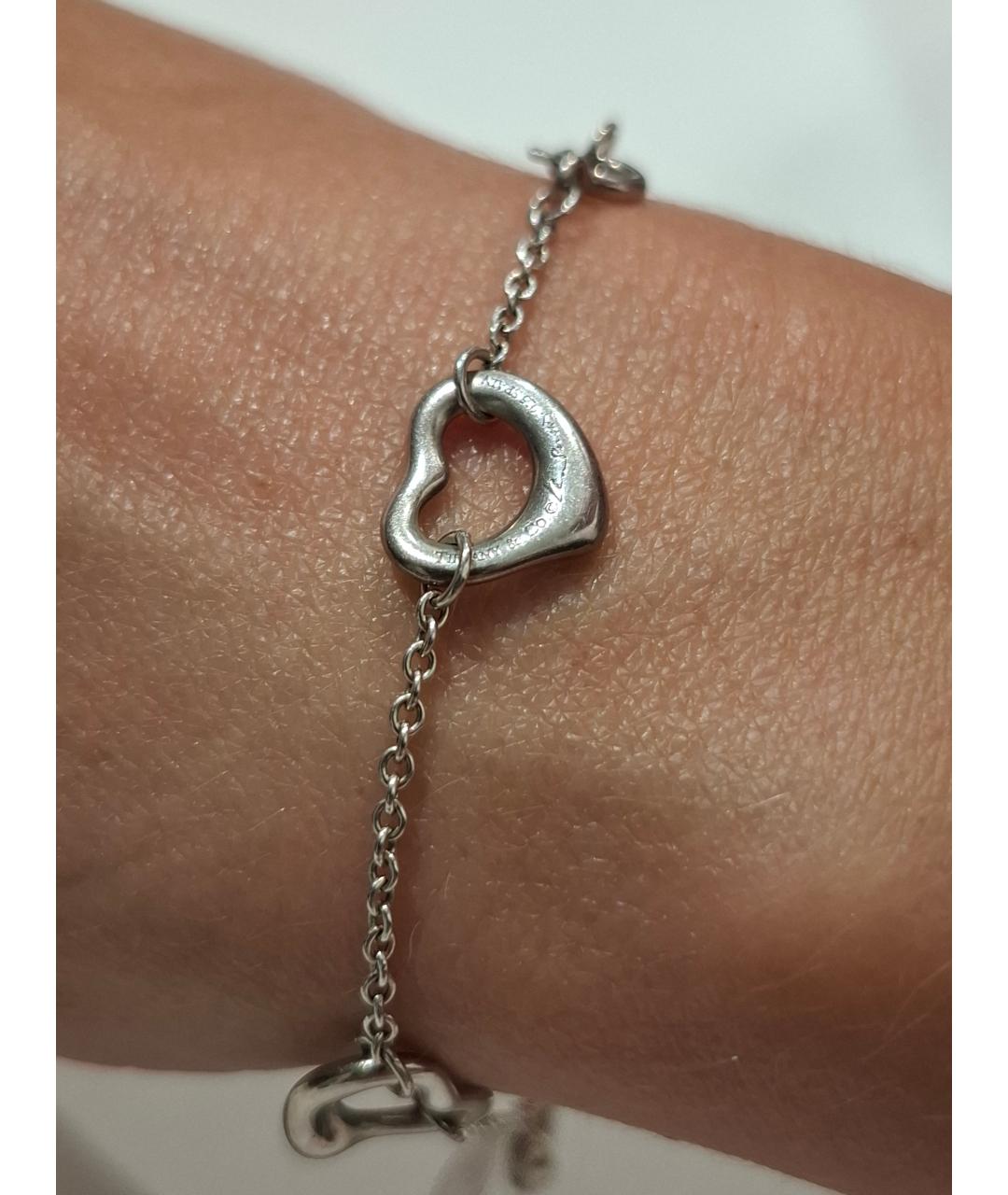 TIFFANY&CO Белый серебряный браслет, фото 4