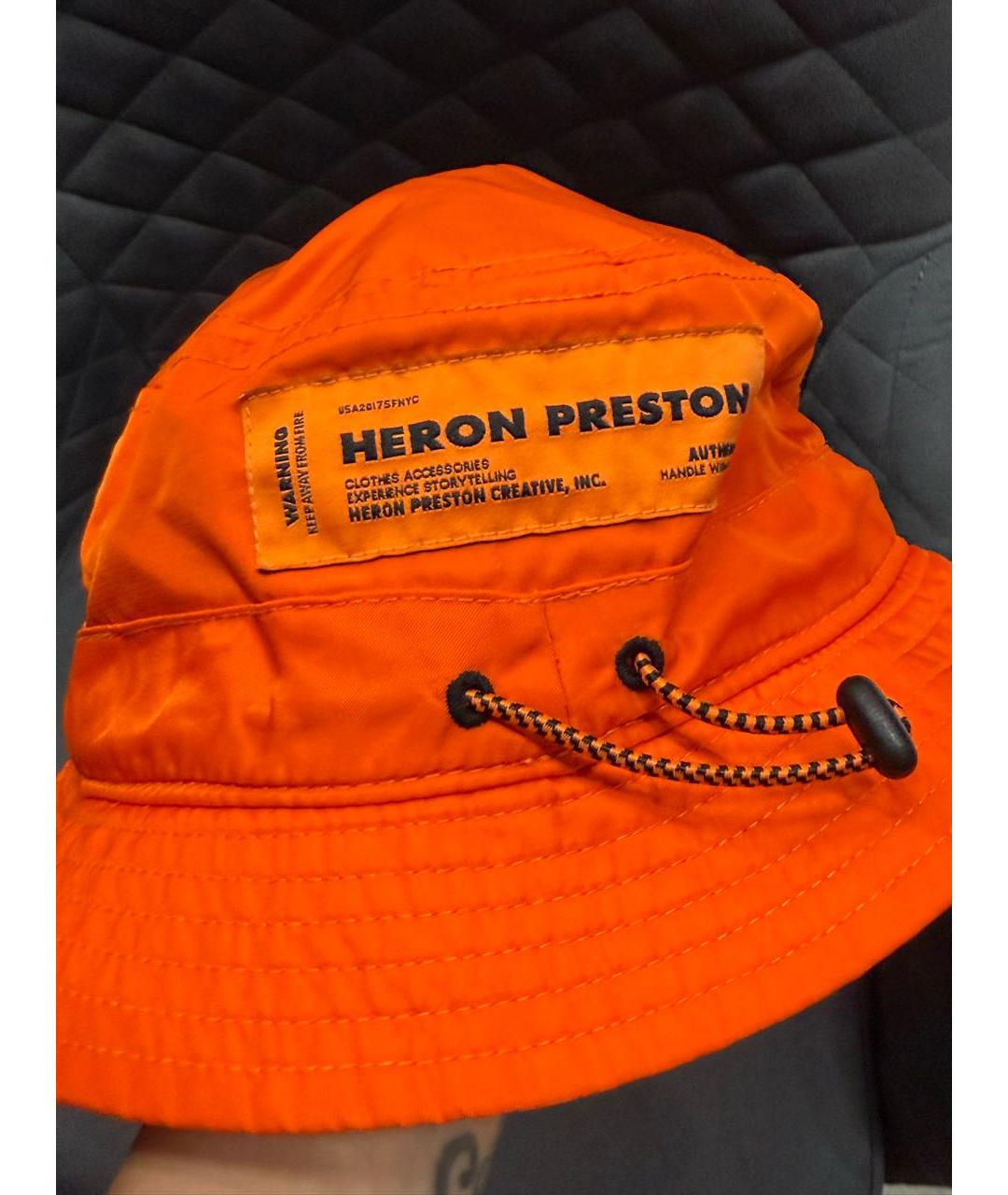 HERON PRESTON Оранжевая хлопковая панама, фото 3