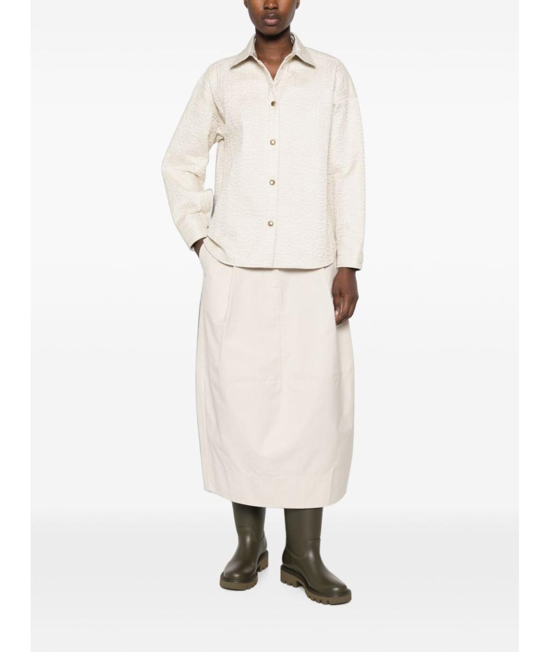 MONCLER Бежевая рубашка, фото 2