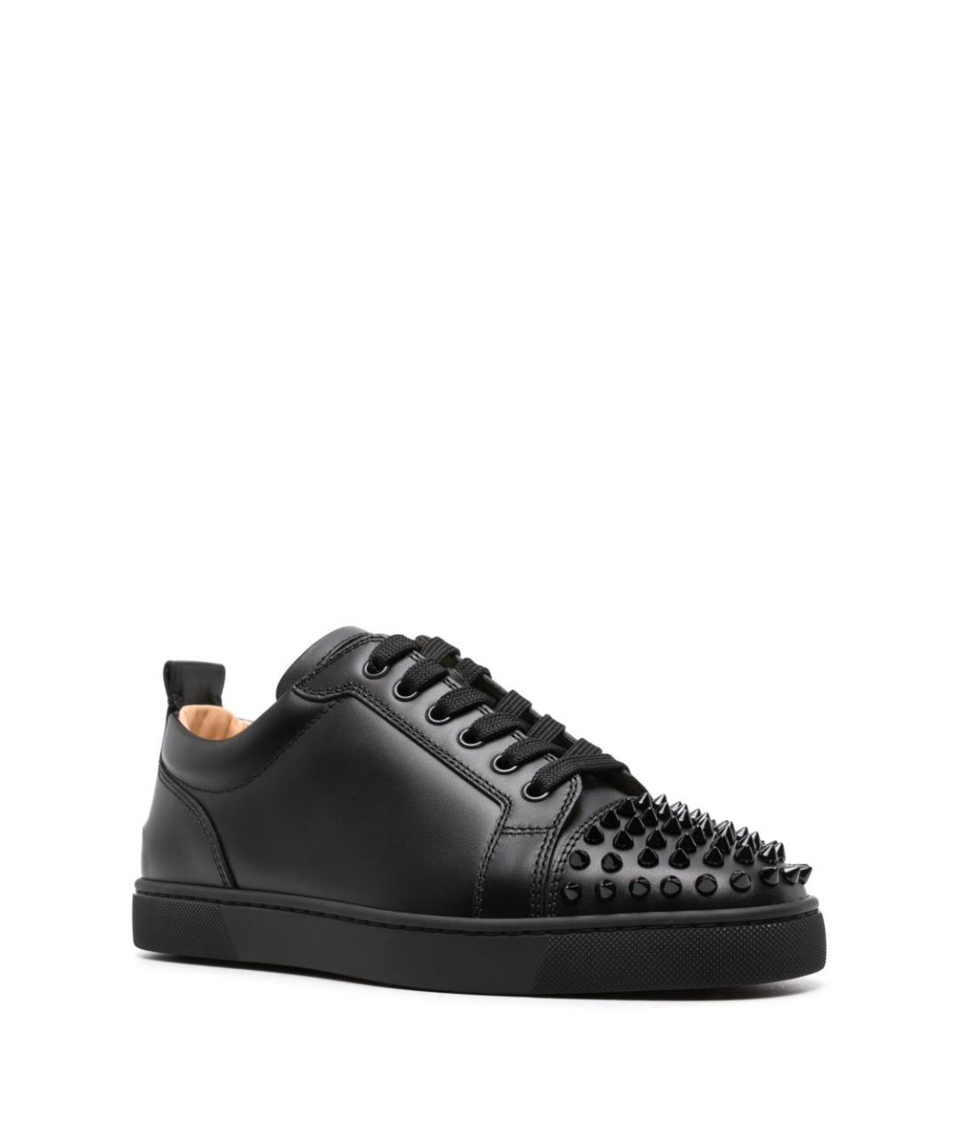CHRISTIAN LOUBOUTIN Черные низкие кроссовки / кеды, фото 4