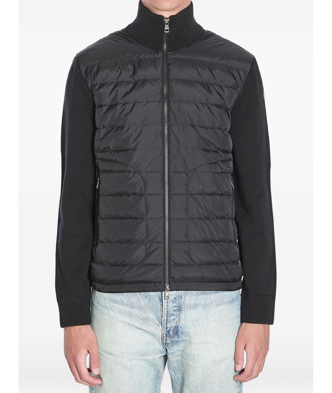 MONCLER Черный кардиган, фото 5