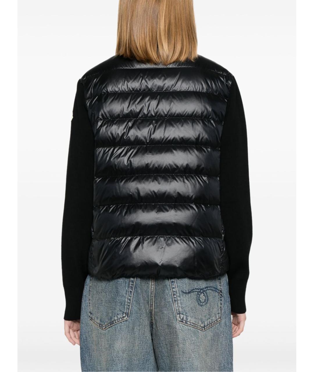MONCLER Черный кардиган, фото 3