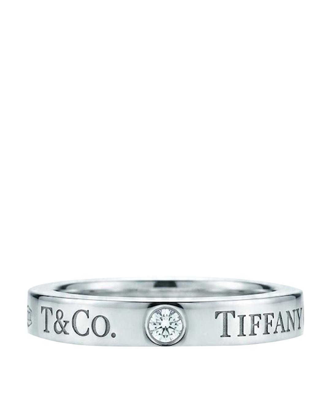 TIFFANY&CO Серебряное платиновое кольцо, фото 1