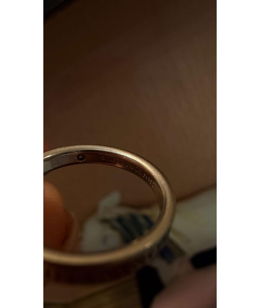 TIFFANY&CO Серебряное платиновое кольцо, фото 8