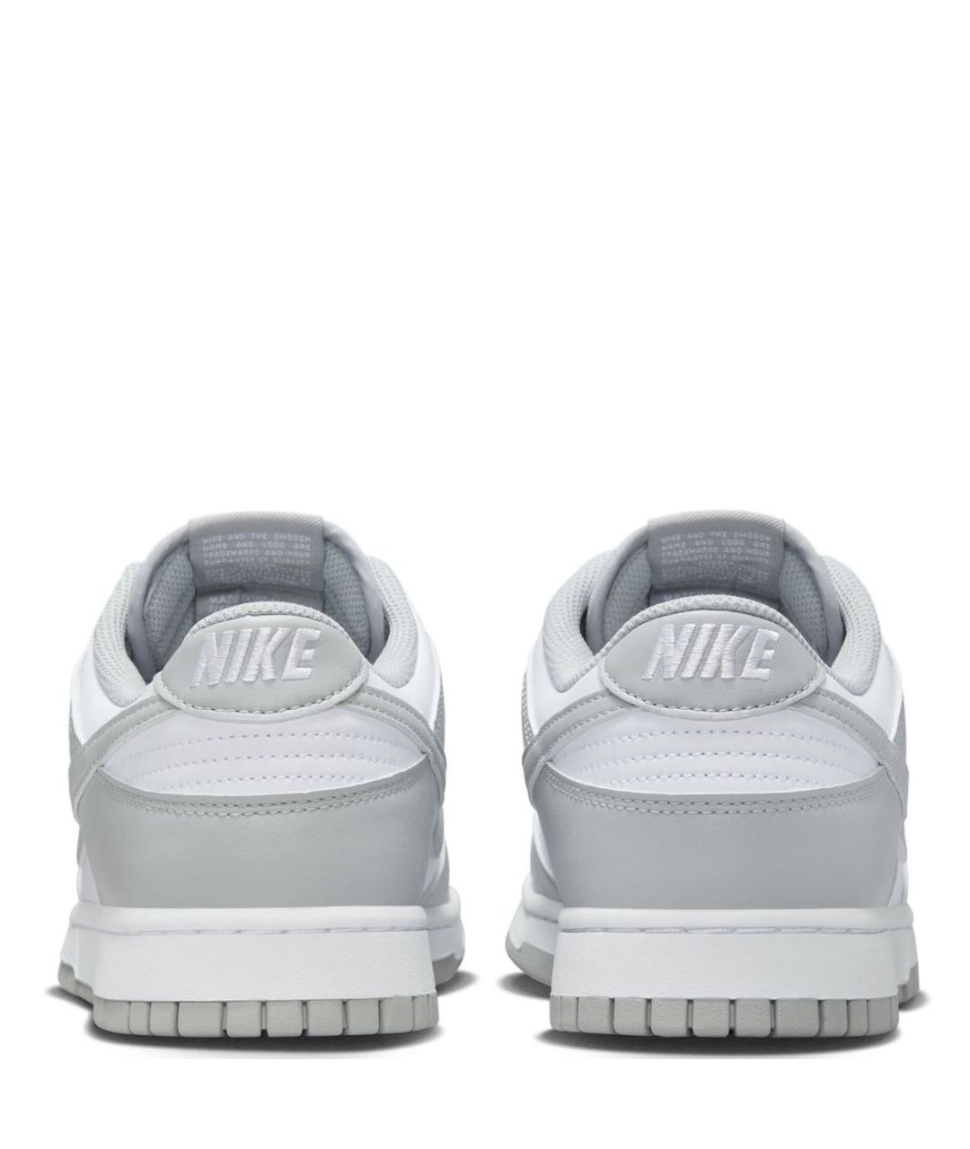NIKE Серые кожаные низкие кроссовки / кеды, фото 3