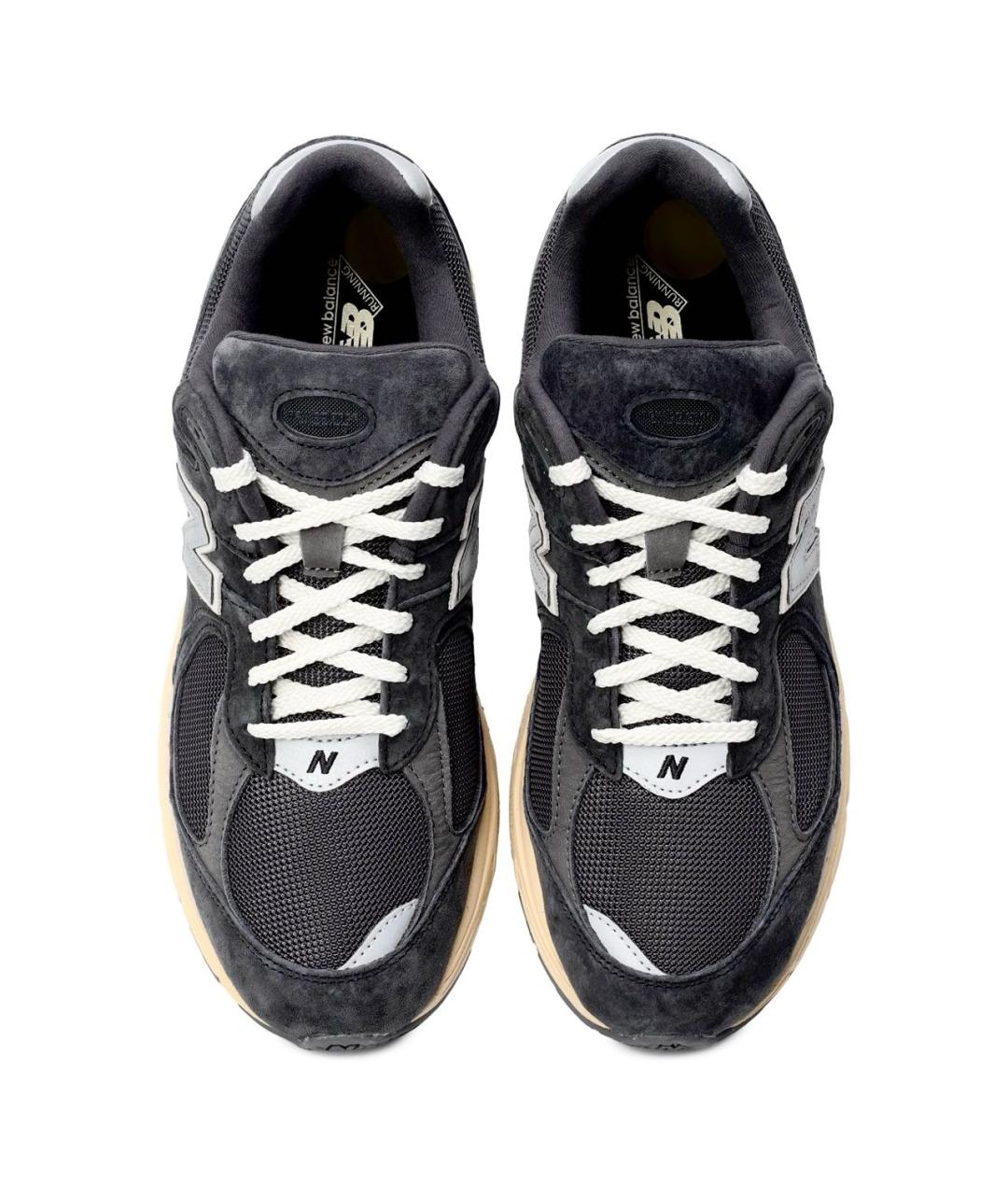 NEW BALANCE Черные текстильные низкие кроссовки / кеды, фото 7
