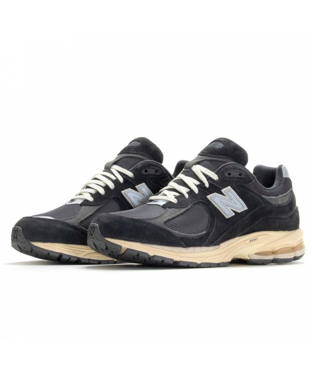 NEW BALANCE Черные текстильные низкие кроссовки / кеды, фото 3