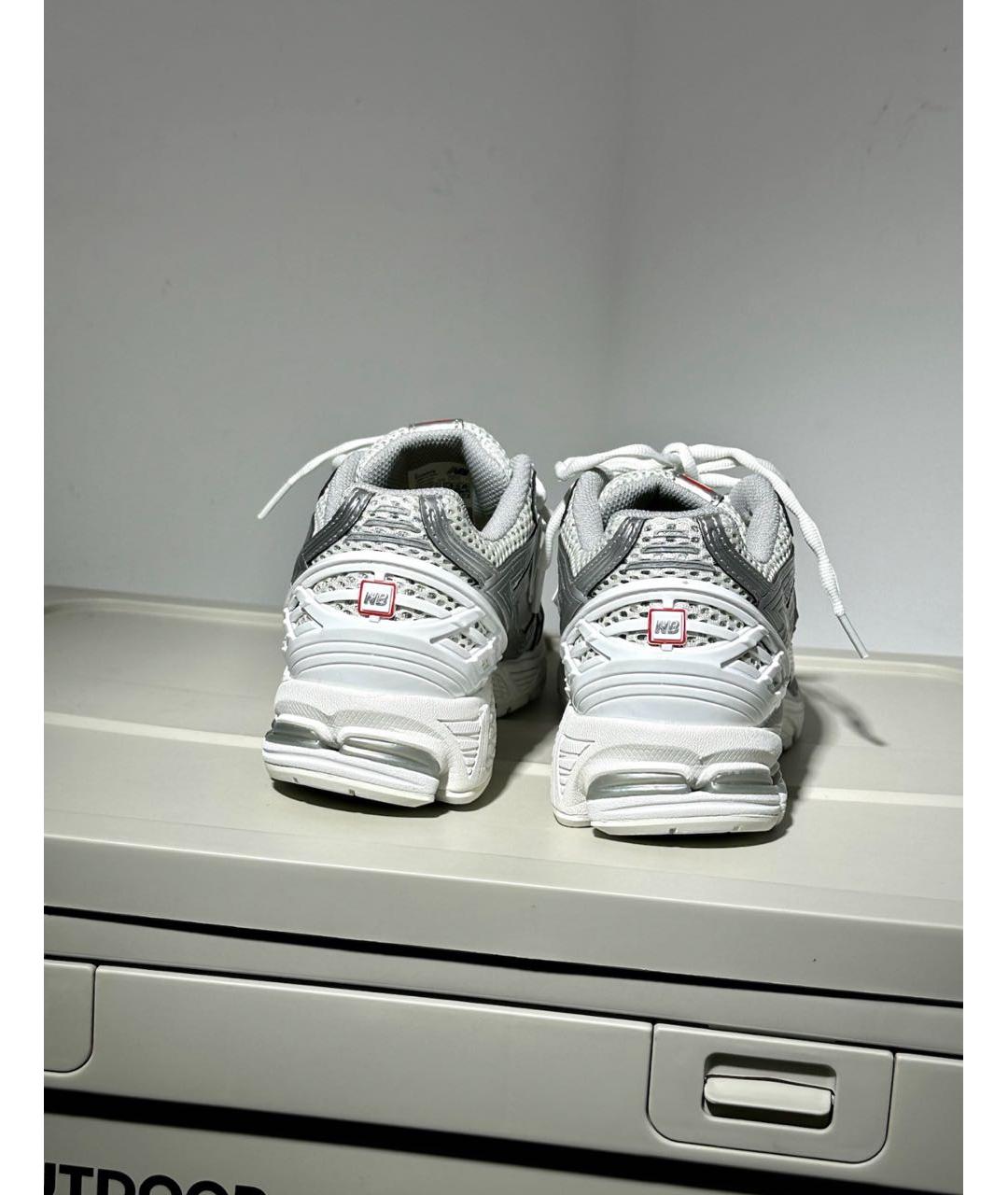 NEW BALANCE Белые текстильные низкие кроссовки / кеды, фото 4