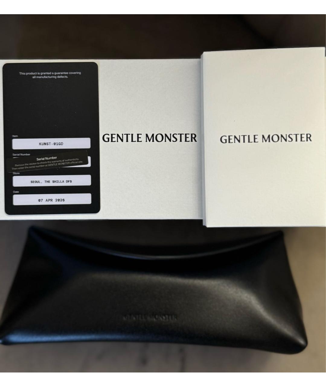 GENTLE MONSTER Черные солнцезащитные очки, фото 4