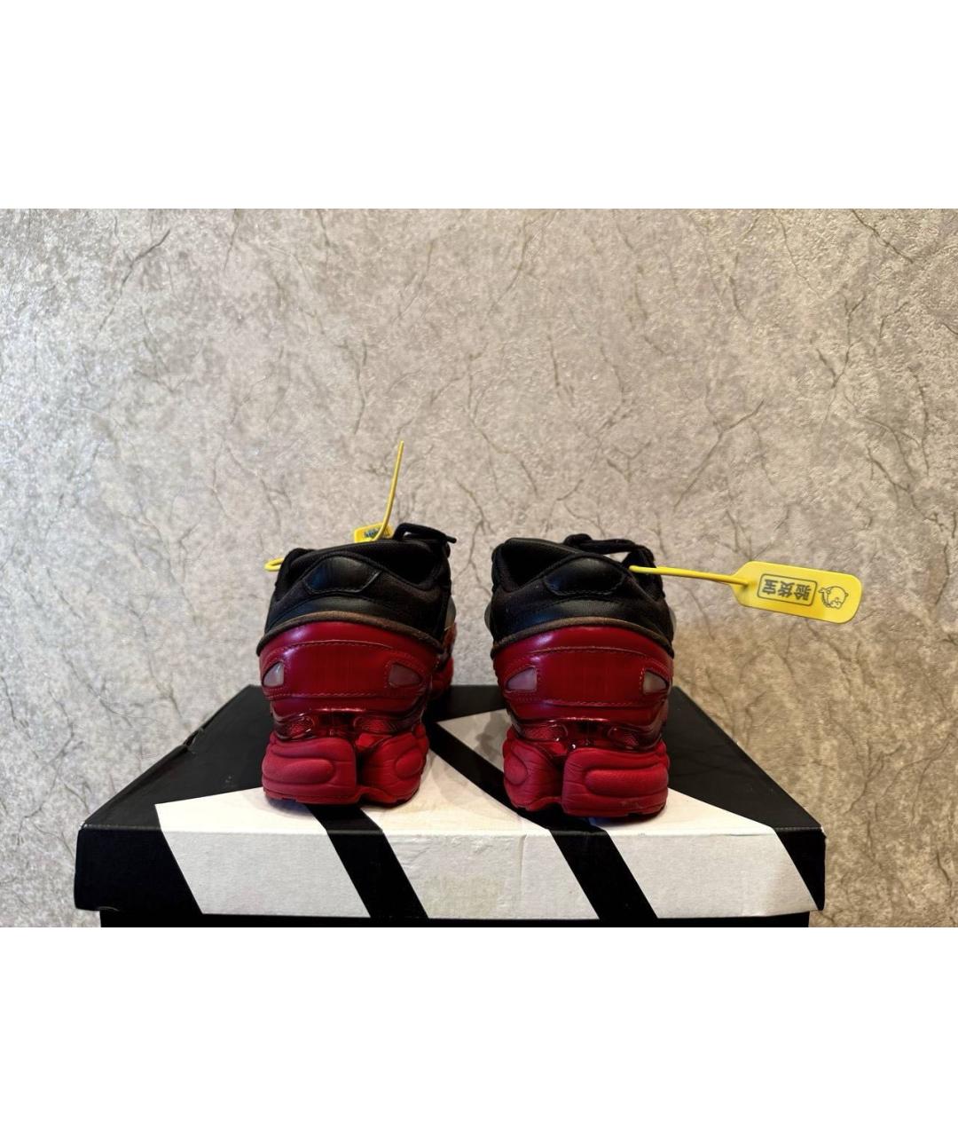 ADIDAS X RAF SIMONS Черные низкие кроссовки / кеды, фото 3