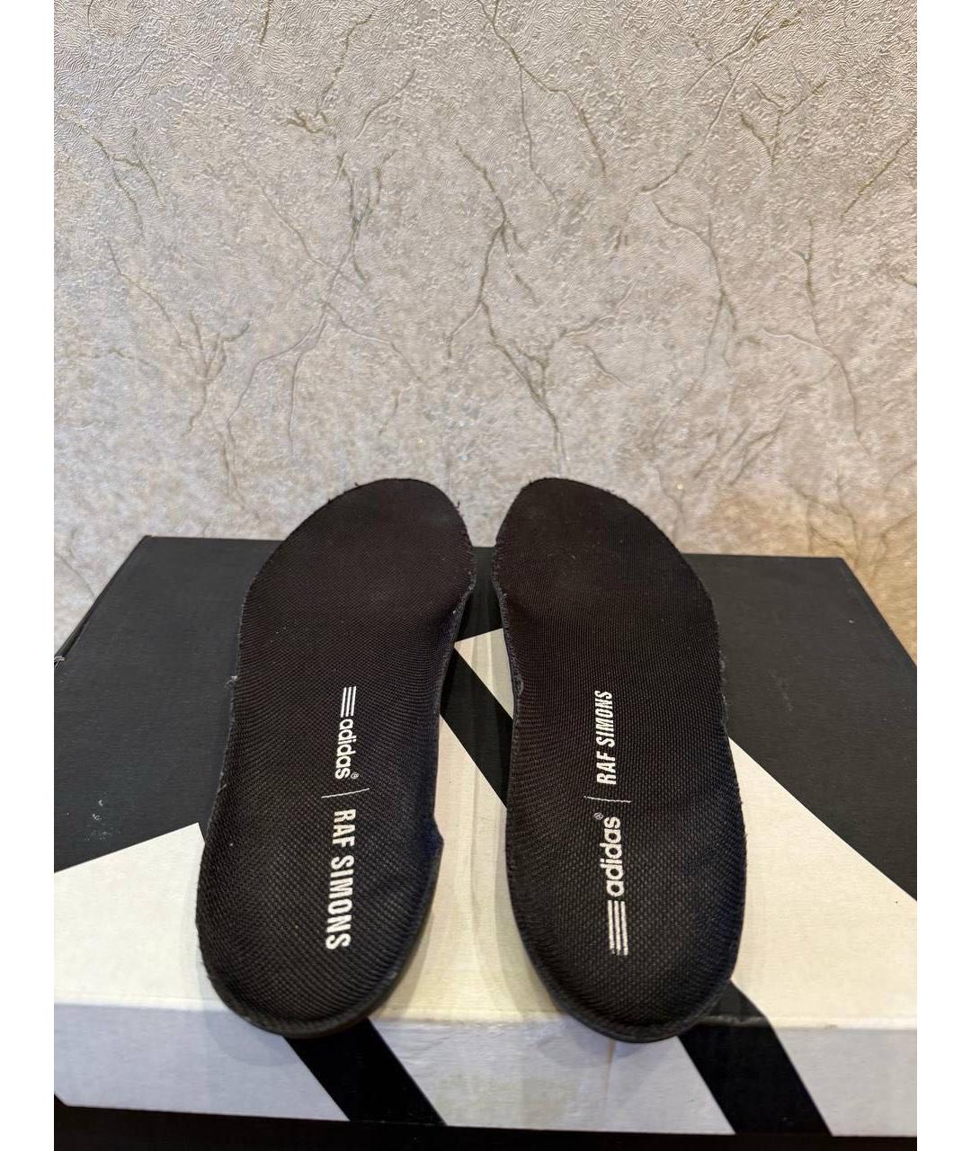 ADIDAS X RAF SIMONS Черные низкие кроссовки / кеды, фото 6